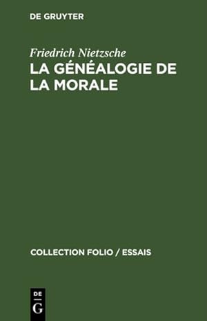 Seller image for La Gnalogie De La Morale -Language: french for sale by GreatBookPrices