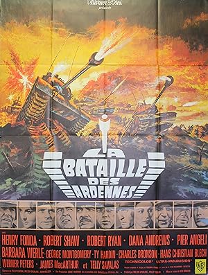 "LA BATAILLE DES ARDENNES (BATTLE OF THE BULGE)" Réalisé par Ken ANNAKIN en 1965 avec Henry FONDA...