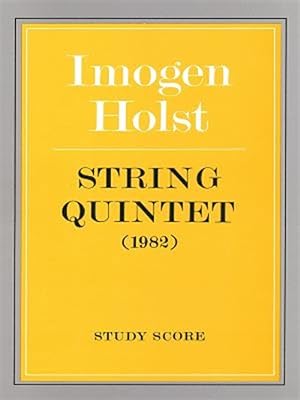 Immagine del venditore per String Quintet : Score venduto da GreatBookPrices