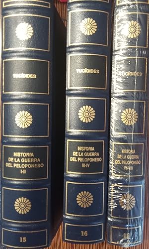 HISTORIA DE LA GUERRA DEL PELOPONESO Libros I-II + Libros III-IV + Libros VII- VIII Introducción,...