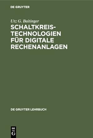 Image du vendeur pour Baitinger : Schaltkreistechno-logien Lg -Language: german mis en vente par GreatBookPrices