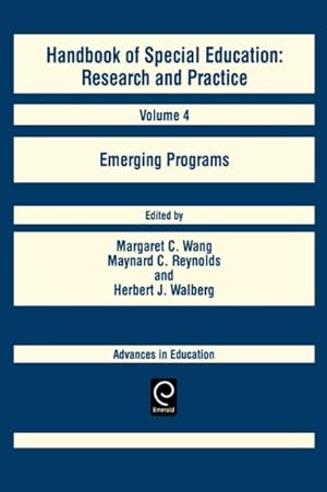 Seller image for Handbook of Special Education : Research and Practice : Emerging Programs for sale by GreatBookPrices