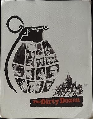 Image du vendeur pour The Dirty Dozen Four Page Program Book 1967 lee Marvin, Charles Bronson! mis en vente par AcornBooksNH
