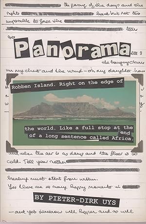 Seller image for Panorama - A novel for sale by Snookerybooks