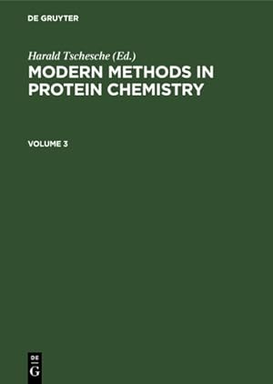 Bild des Verkufers fr Modern Methods in Protein Chemistry zum Verkauf von GreatBookPrices