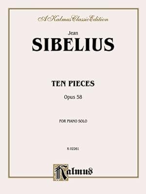 Imagen del vendedor de Ten Pieces, Op. 58 : Kalmus Edition a la venta por GreatBookPrices