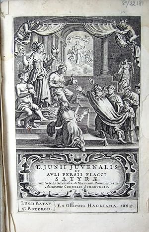 Seller image for D. Junii Juvenalis et auli Persii Flacci Satyrae -(1664) for sale by Rare Books Honolulu