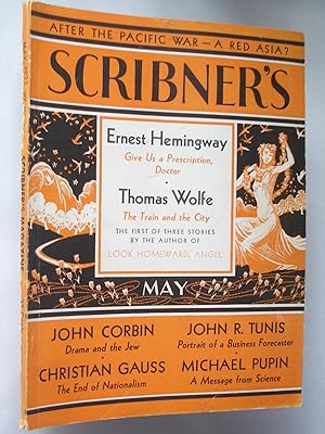 Seller image for Give Us a Prescription, Doctor; The Train and the City in Scribner's Magazine, Vol. XCIII, No. 5, May, 1933 for sale by Bookworks [MWABA, IOBA]