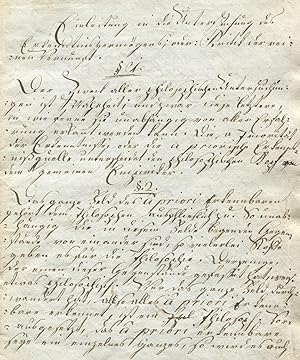 Seller image for Early Handwritten Manuscript Defense of the Critique of Pure Reason for sale by Eternal Return Antiquarian Bookshop