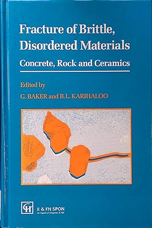 Immagine del venditore per Fracture of Brittle Disordered Materials: Concrete, Rock and Ceramics venduto da books4less (Versandantiquariat Petra Gros GmbH & Co. KG)