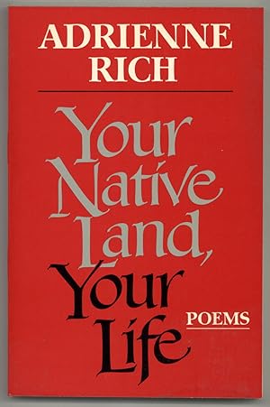Imagen del vendedor de Your Native Land, Your Life a la venta por Between the Covers-Rare Books, Inc. ABAA