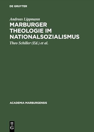 Imagen del vendedor de Marburger Theologie Im Nationalsozialismus -Language: german a la venta por GreatBookPrices