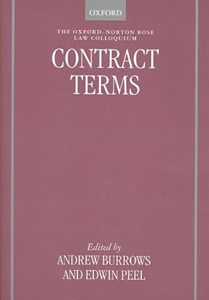 Immagine del venditore per Contract Terms venduto da GreatBookPricesUK