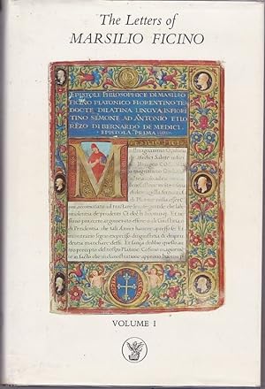 Seller image for THE LETTERS OF MARSILIO FICINO. VOLUME ONE; Translated from the Latin by Members of the Language Department of The School of Economic Science,London for sale by A&F.McIlreavy.Buderim Rare Books