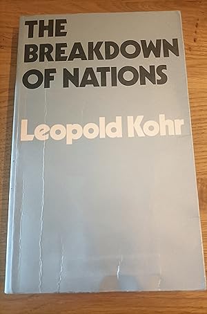 Seller image for The Breakdown of Nations for sale by BettsBooksWales
