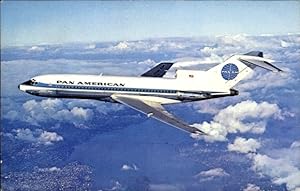 Ansichtskarte / Postkarte Pan American, Pan Am 727 Jet Clipper, N317PA, Passagierflugzeug
