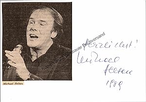 Seller image for Original Autogramm Michael Heltau /// Autograph signiert signed signee for sale by Antiquariat im Kaiserviertel | Wimbauer Buchversand