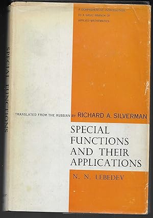 SPECIAL FUNCTIONS and their APPLICATIONS