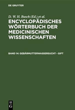 Immagine del venditore per Gebärmutterwassersucht - Gift -Language: german venduto da GreatBookPricesUK