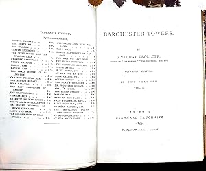 Barchester Towers (Maurice Sendak's copy) 2 vols