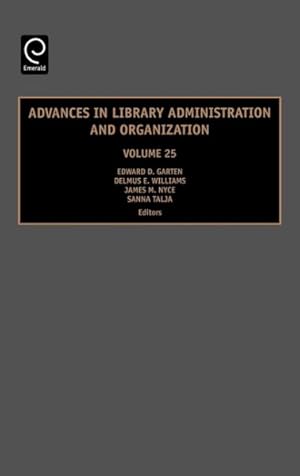 Seller image for Advances in Library Administration and Organization for sale by GreatBookPricesUK