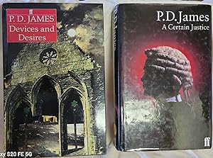 (2 vols) Devices and Desires, and A Certain Justice -Both Signed