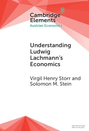 Seller image for Understanding Ludwig Lachmann's Economics for sale by GreatBookPrices