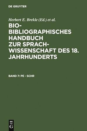 Imagen del vendedor de Pe - Schr -Language: German a la venta por GreatBookPricesUK