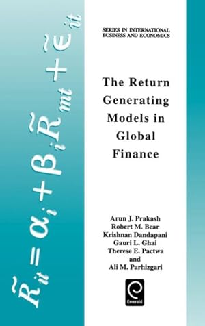 Seller image for Return Generating Models in Global Finance for sale by GreatBookPricesUK