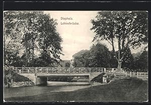 Bild des Verkufers fr Ansichtskarte Diepholz, Blick auf die Lohnebrcke zum Verkauf von Bartko-Reher