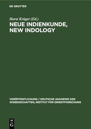 Seller image for Neue Indienkunde, New Indology : Festschrift Walter Ruben Zum 70. Geburtstag -Language: german for sale by GreatBookPricesUK