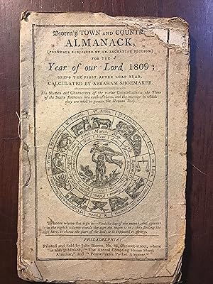 Bioren's Town & Country Almanack - 1809