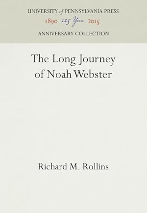 Seller image for Long Journey of Noah Webster for sale by GreatBookPricesUK