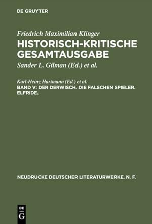 Immagine del venditore per Der Derwisch. Die Falschen Spieler. Elfride. -Language: german venduto da GreatBookPricesUK