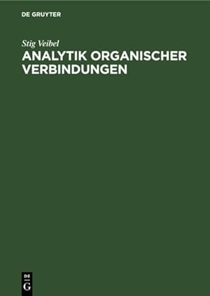Imagen del vendedor de Analytik Organischer Verbindungen -Language: german a la venta por GreatBookPricesUK