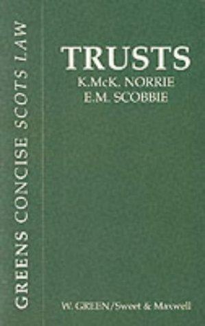 Seller image for Trusts (Greens Concise Scots Law) for sale by WeBuyBooks