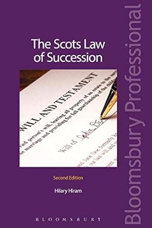 Bild des Verkufers fr The Scots Law of Succession zum Verkauf von WeBuyBooks
