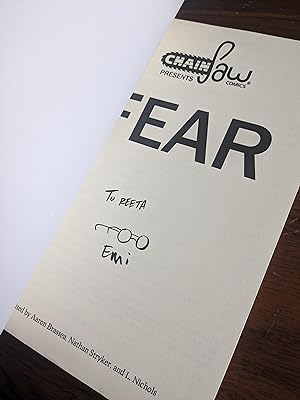 Image du vendeur pour Chainsaw Comics Presents: Fear mis en vente par Vancouver Books
