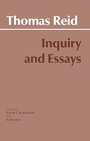 Seller image for Inquiry and Essays (Hackett Classics) for sale by WeBuyBooks 2
