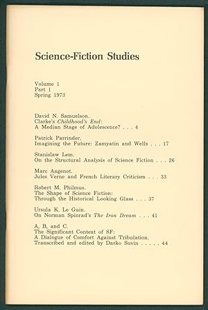 Bild des Verkufers fr Science-Fiction Studies First Nineteen Issue Run zum Verkauf von Parigi Books, Vintage and Rare