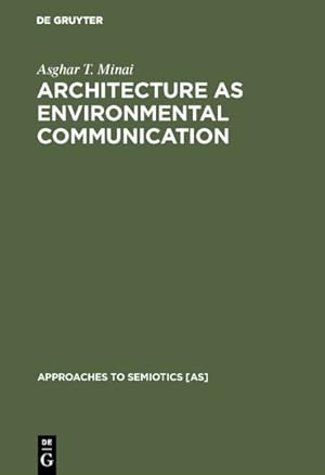 Imagen del vendedor de Architecture As Environment Communication a la venta por GreatBookPricesUK