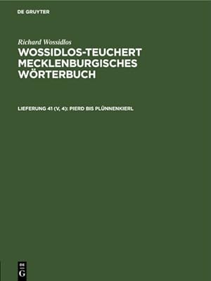 Seller image for Pierd Bis Plünnenkierl -Language: german for sale by GreatBookPricesUK
