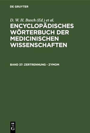 Immagine del venditore per Zertrennung - Zymom : Nachträge, Sachregister -Language: german venduto da GreatBookPricesUK