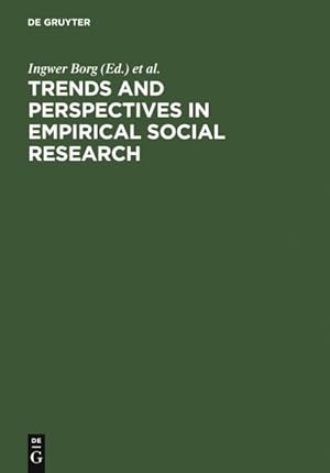 Seller image for Trends and Perspectives in Empirical Social Research for sale by GreatBookPricesUK