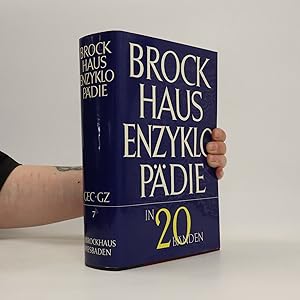 Bild des Verkufers fr Brockhaus Enzyklopdie GEC- GZ 7 zum Verkauf von Bookbot
