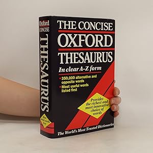 Imagen del vendedor de The concise Oxford thesaurus a la venta por Bookbot