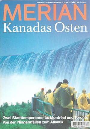 Seller image for Kanadas Osten - Merian Heft 3/1999 - 52. Jahrgang for sale by Versandantiquariat Nussbaum