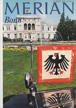 Bild des Verkufers fr Bonn - Merian Heft 9/1976 - 29. Jahrgang zum Verkauf von Versandantiquariat Nussbaum