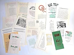 50++ FINE-PRINTING BROADSIDES, FOLIOS, BOOKLETS & Miscellaneous by Various Sacramento Area Small ...