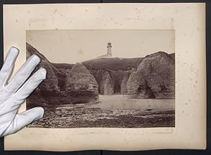 Photo unbekannter Fotograf, Ansicht Flamborough, Flamboro Head mit Leuttur, Lighthouse